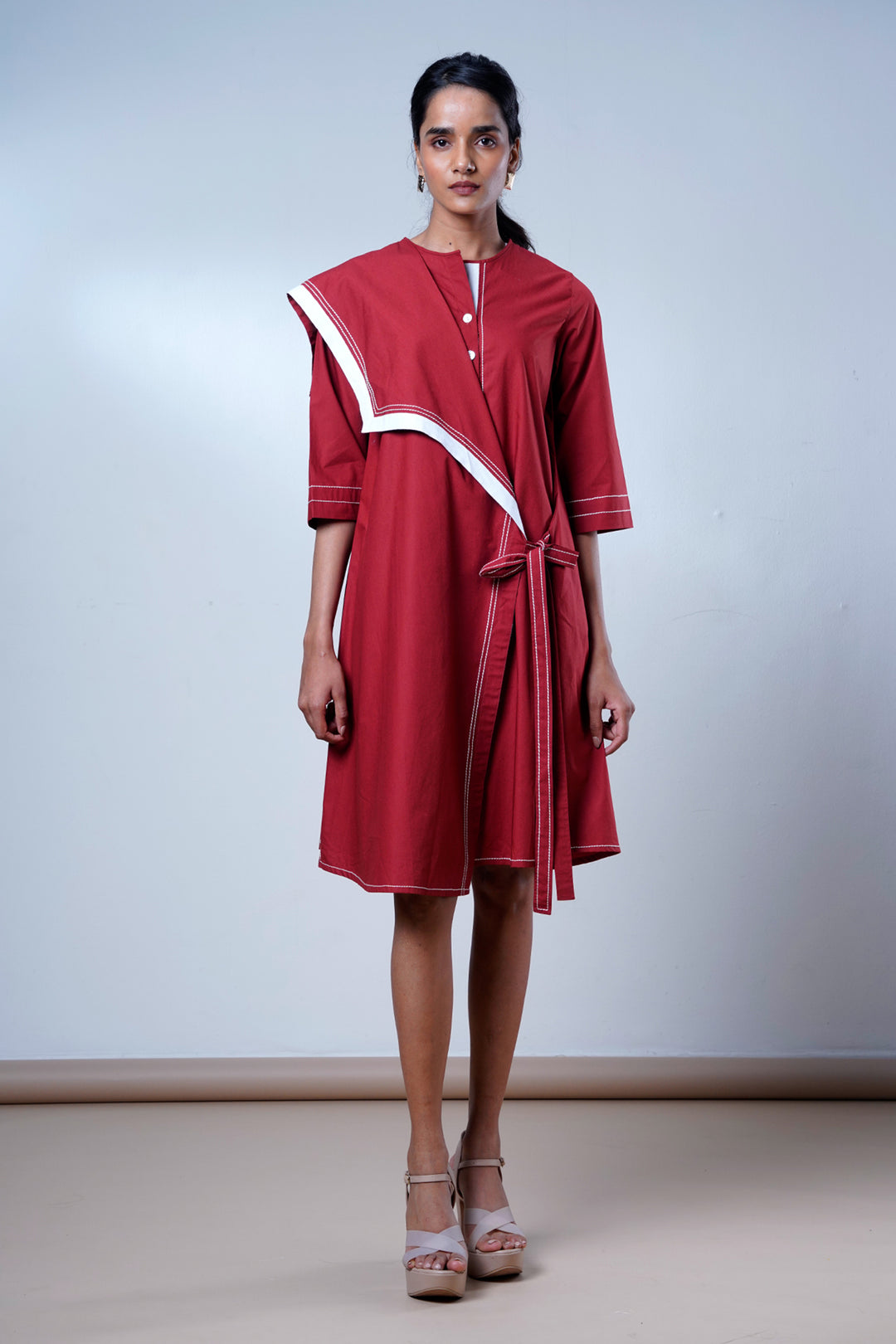 Brick Aster – Modern Angle Dress