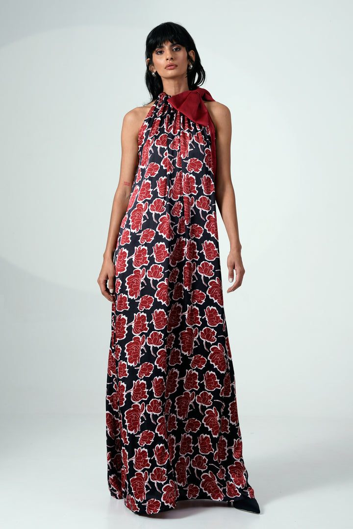 BOKA - BOW MAXI DRESS