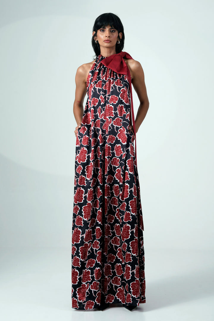 BOKA - BOW MAXI DRESS