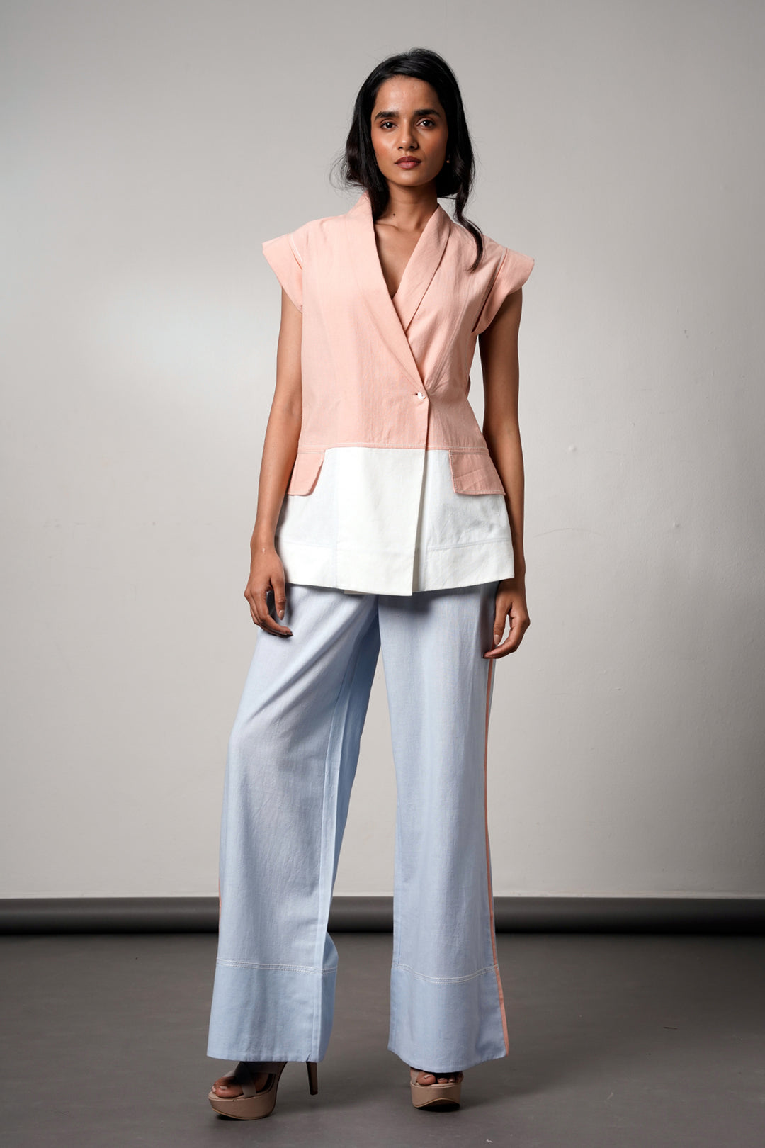 Brisbane – Sandstone Blazer Set