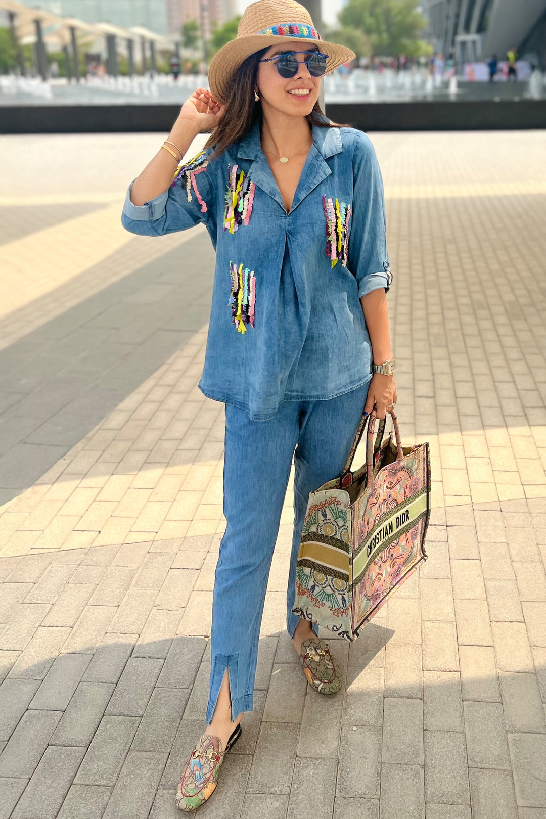 The Denim Daisy Coordinate - Pants