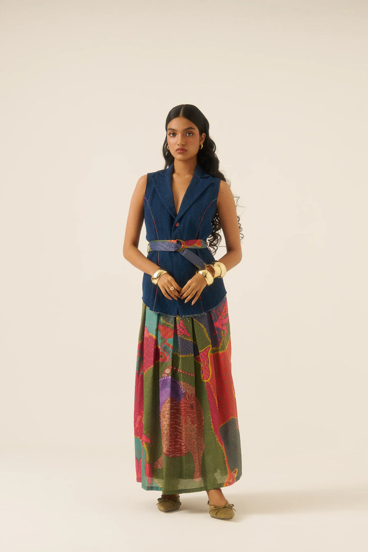 Forest Mosaic Skirt Set