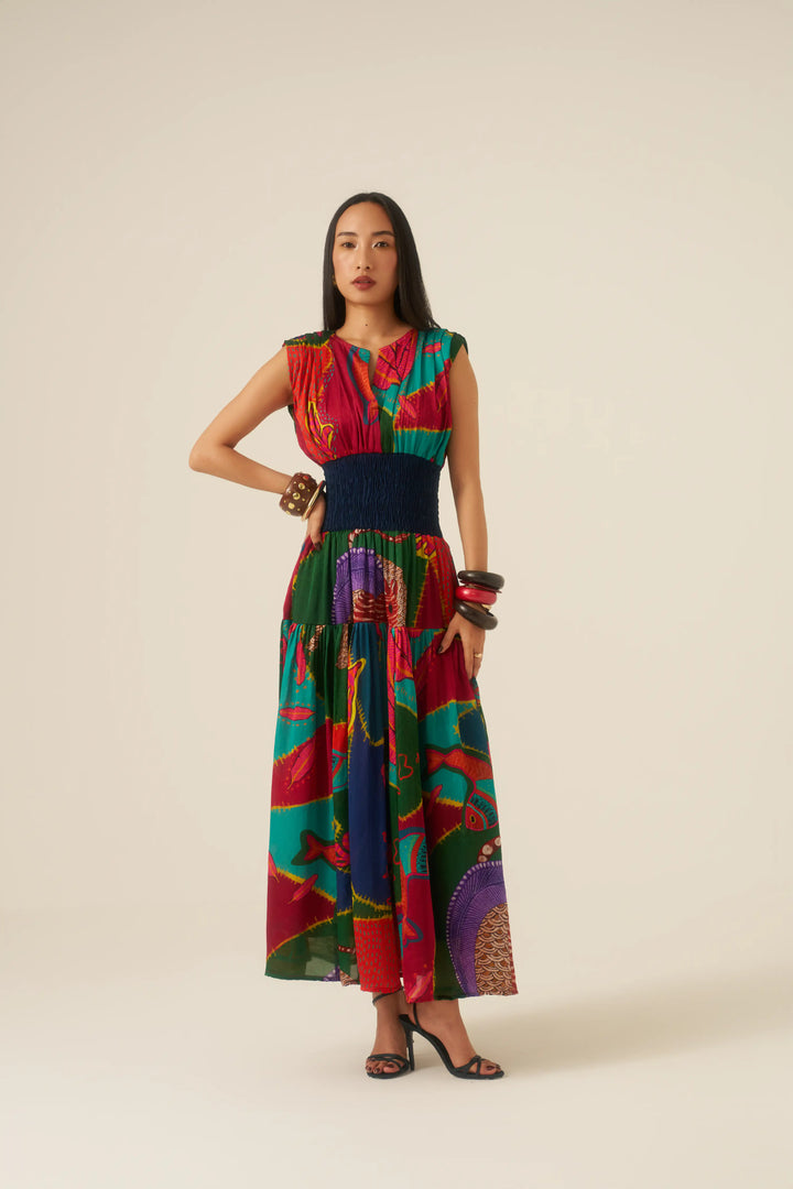 Forest Mosaic Dress