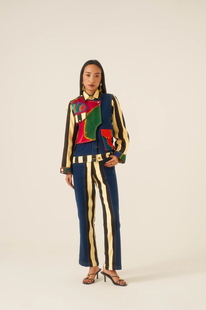Forest Mosaic Jacket Set