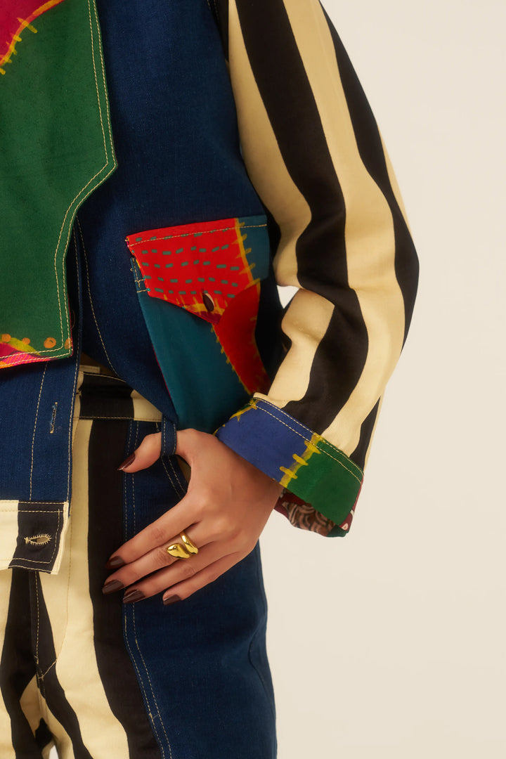Forest Mosaic Jacket Set