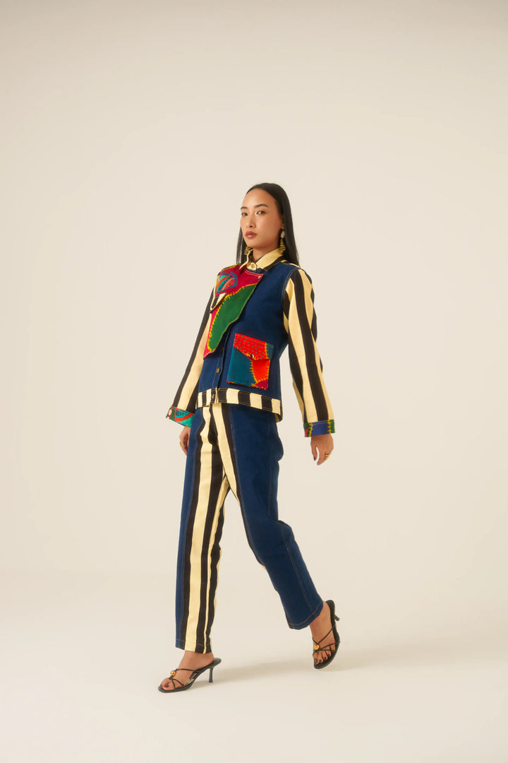 Forest Mosaic Jacket Set
