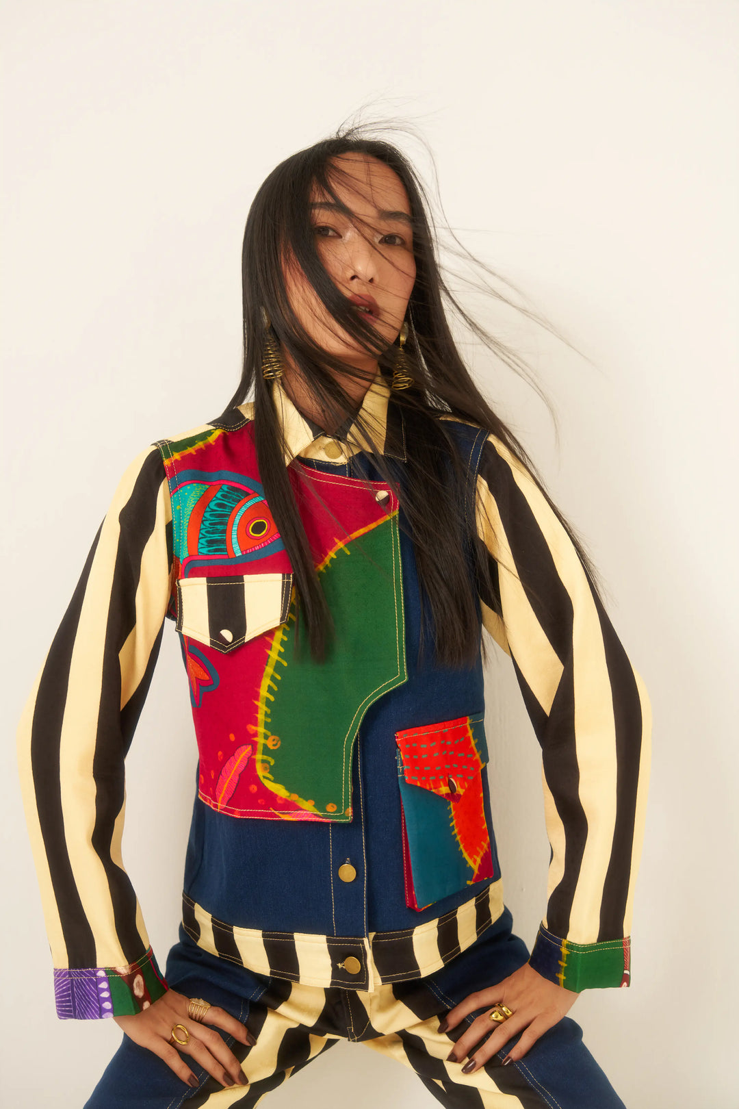 Forest Mosaic Jacket Set