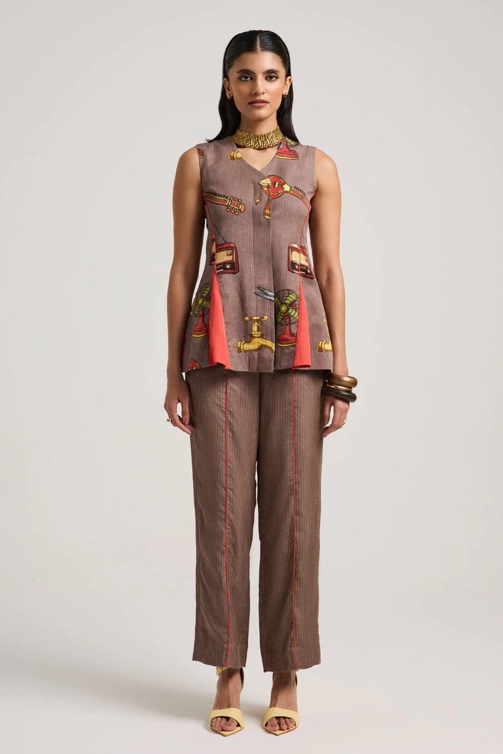 Rozaana Vest Set