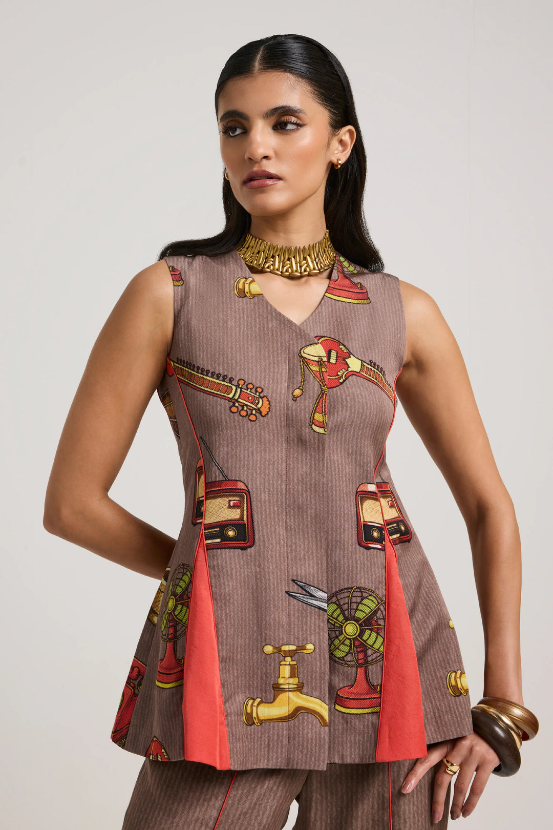 Rozaana Vest Set