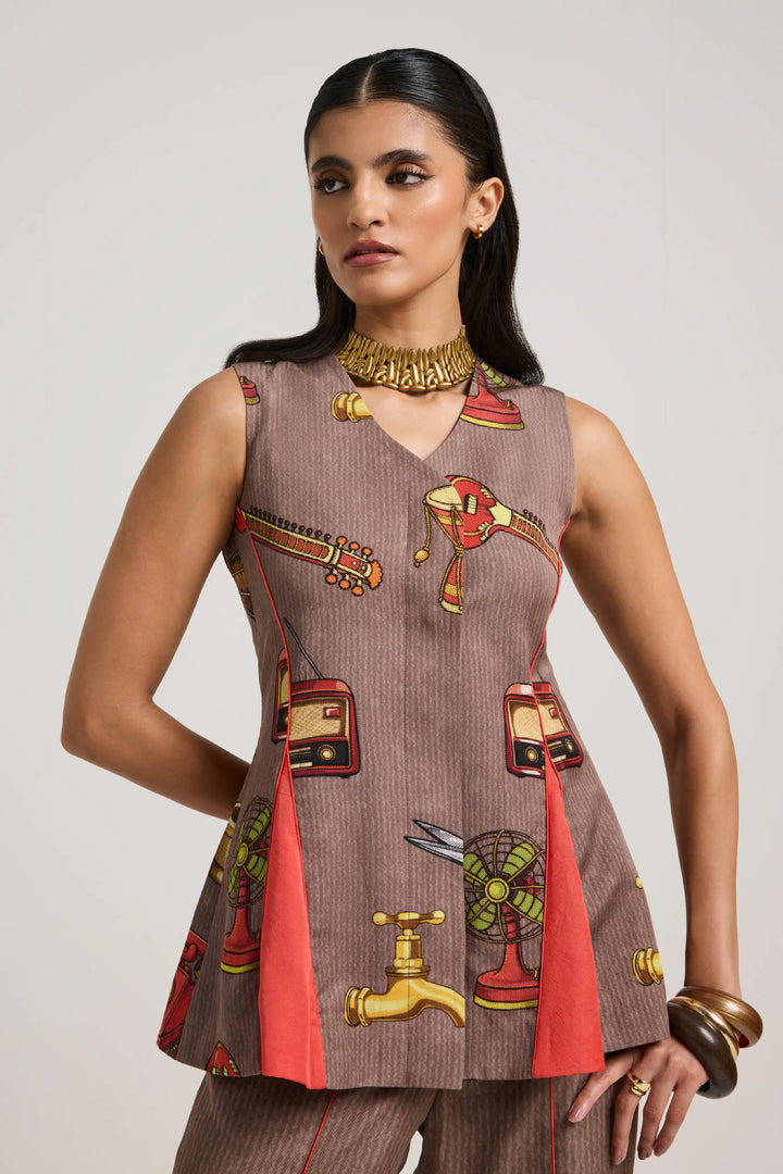Rozaana Vest Set