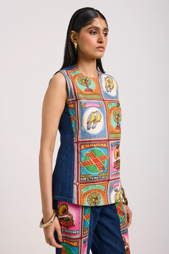 Love Birds Vest Set