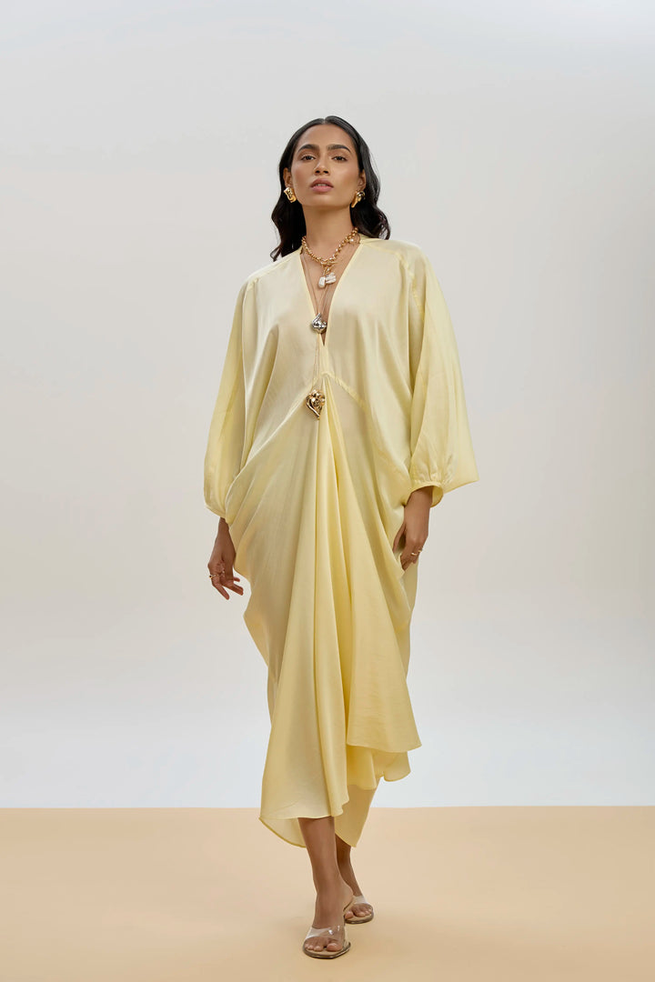 Sahara Kaftan Butter Yellow