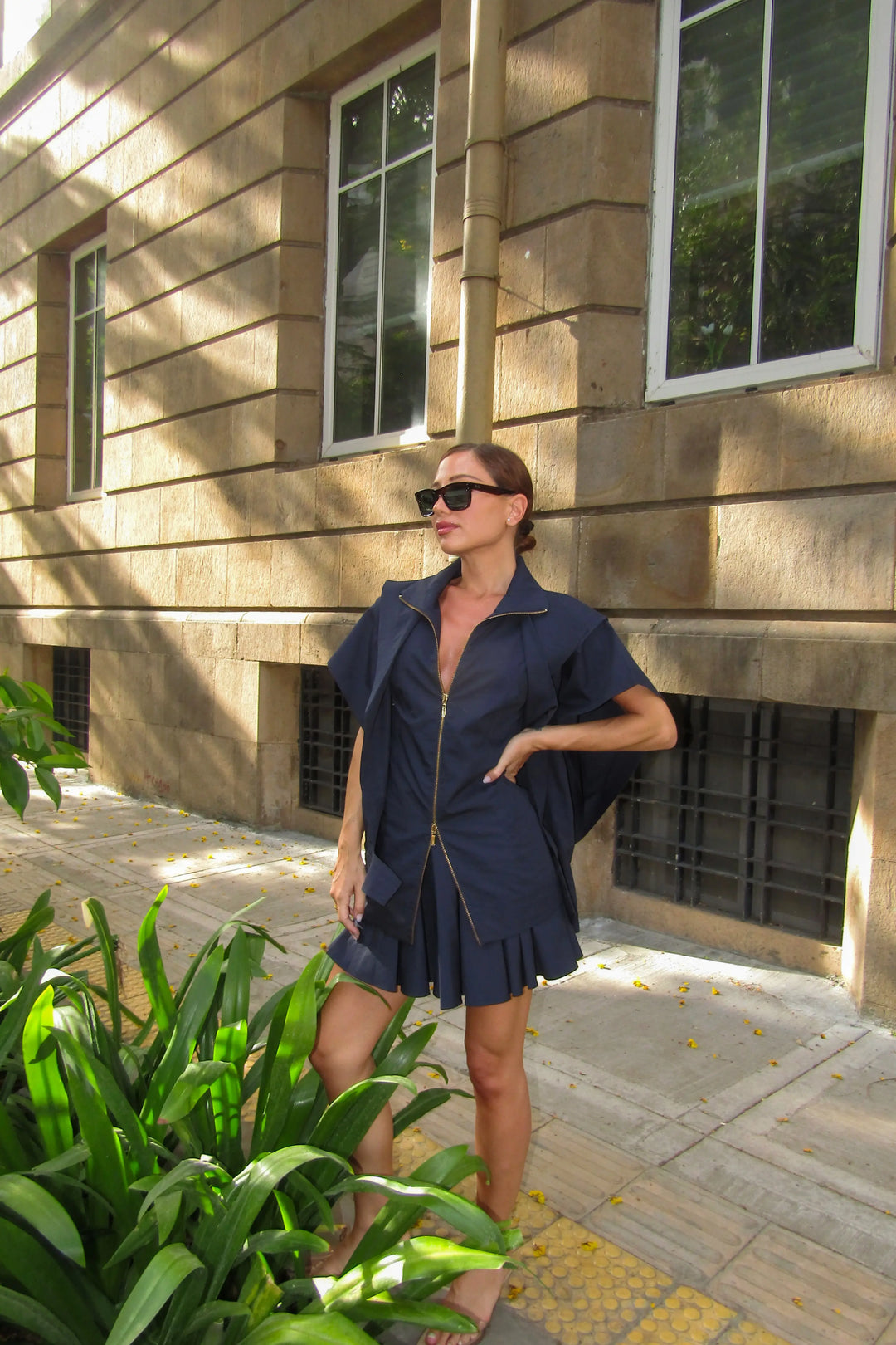 Soha co-ord set Navy Blue