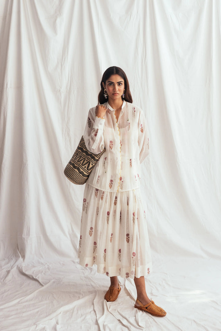 Kulfi Scallop Shirt
