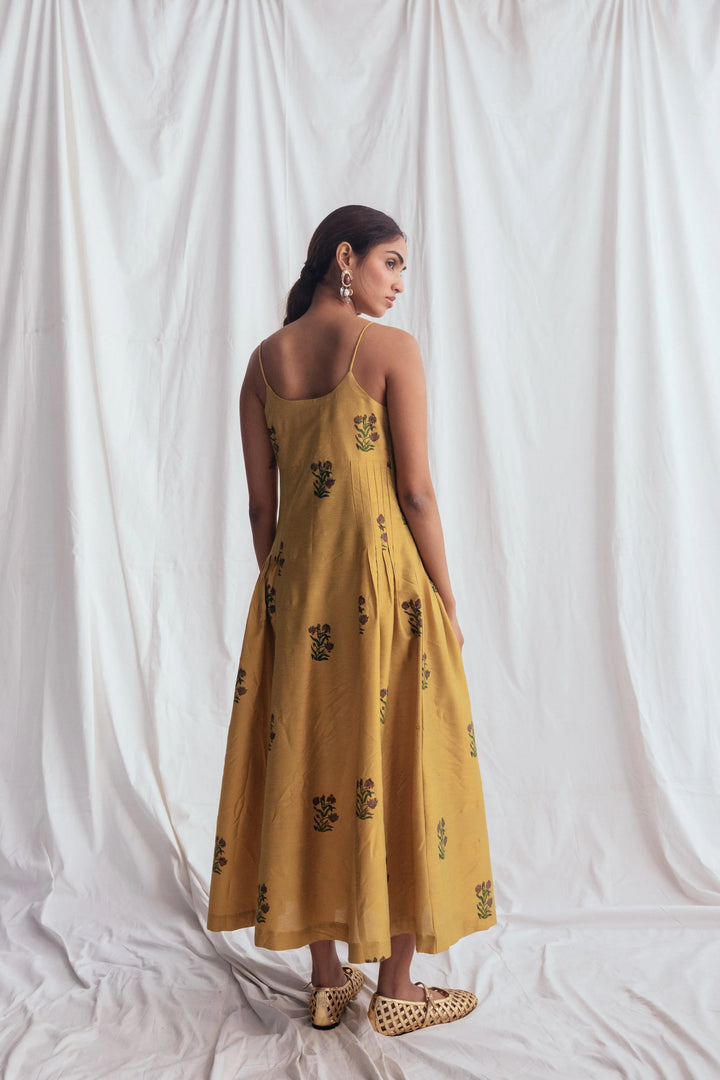 Nimbu Silk Dress