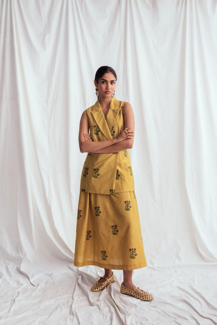 Nimbu Silk Blazer