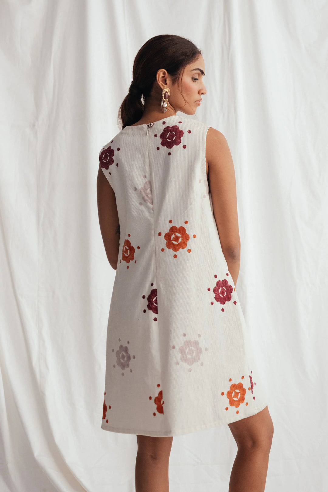 Thandai Corduroy Shift Dress