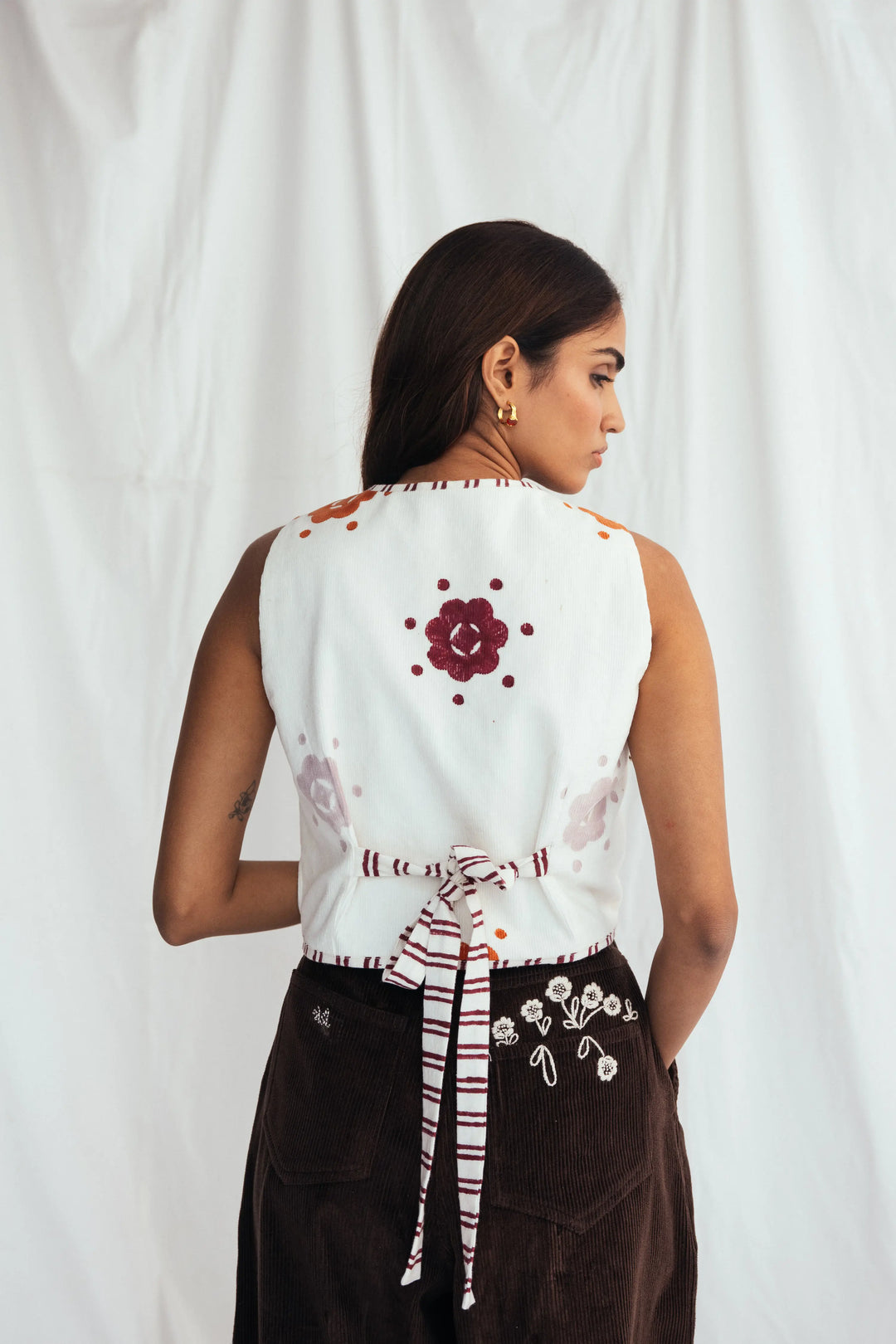 Thandai Corduroy Waistcoat