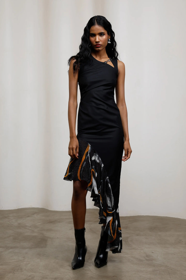 Kuro Asymmetrical Dress