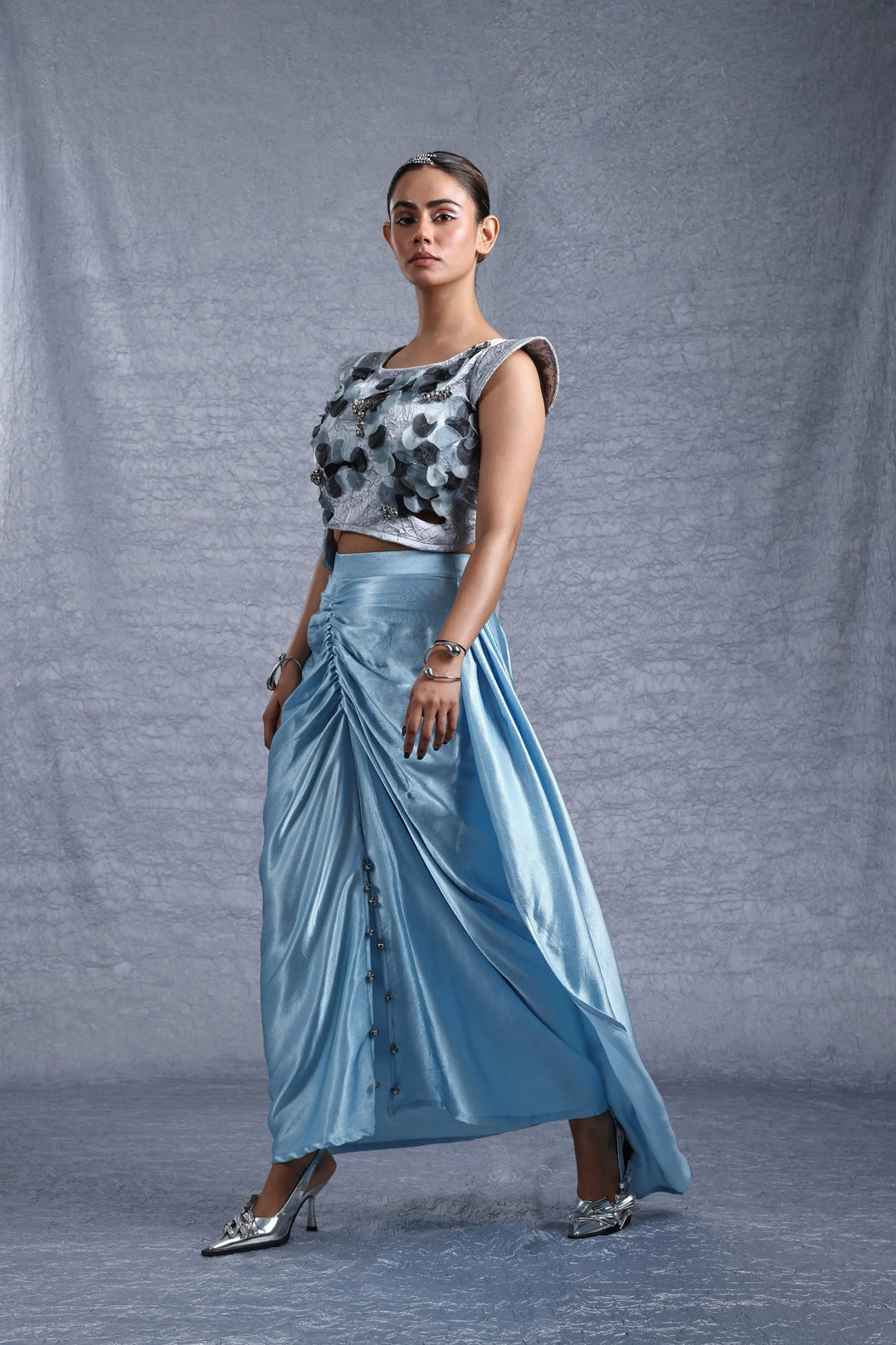 Kiran Rouched Skirt