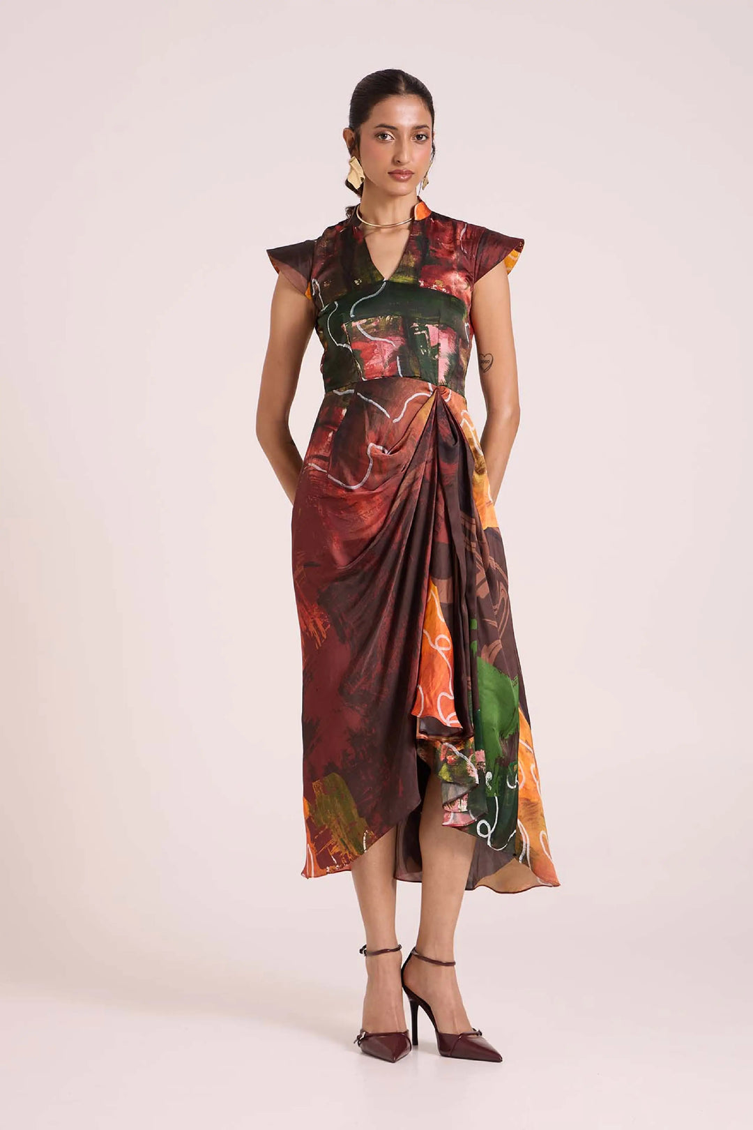 Ceres Draped Midi