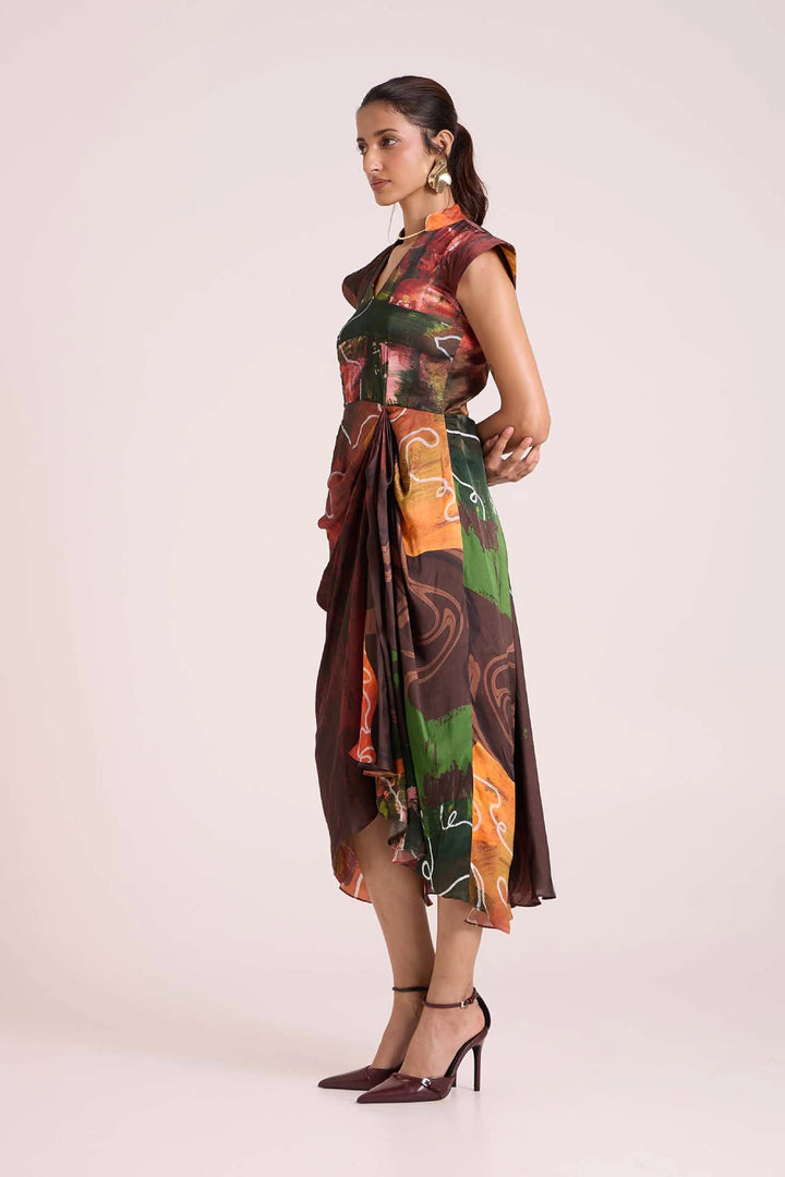 Ceres Draped Midi