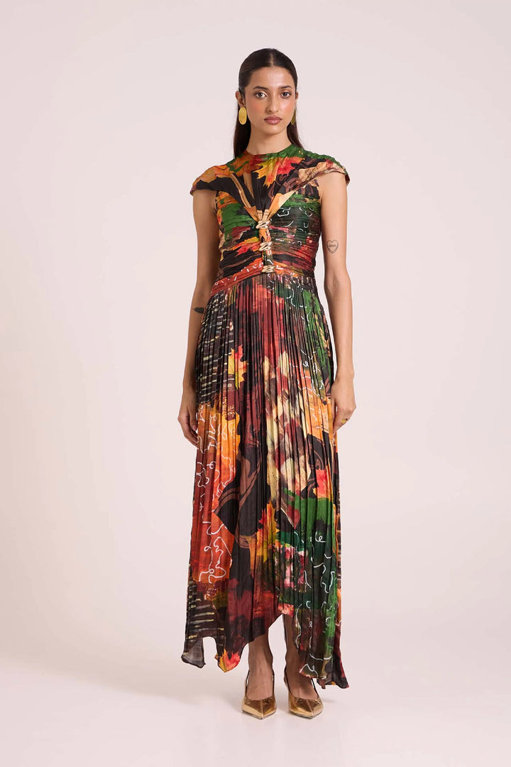 Demeter Pleated Dress