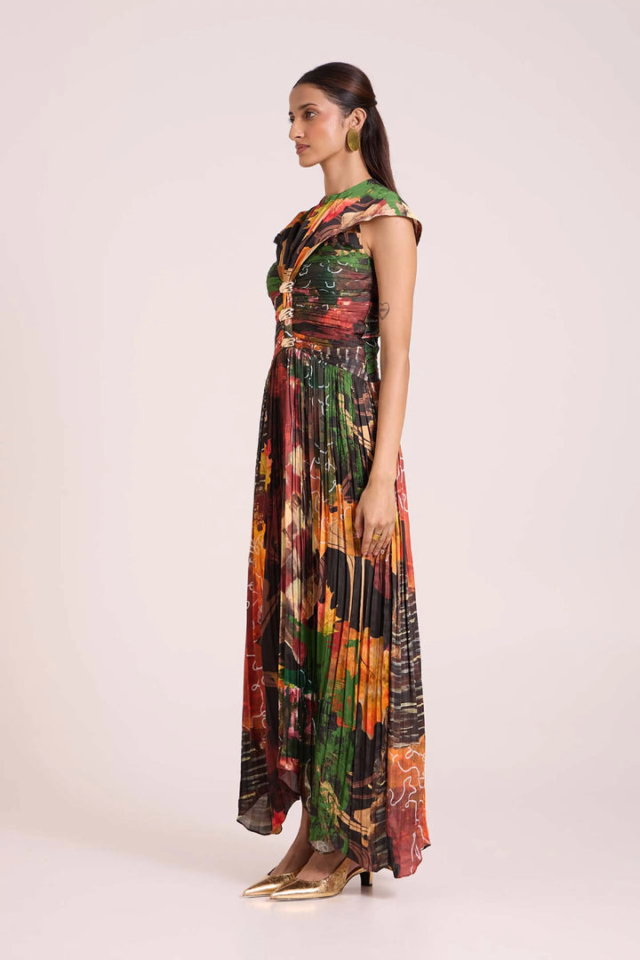 Demeter Pleated Dress