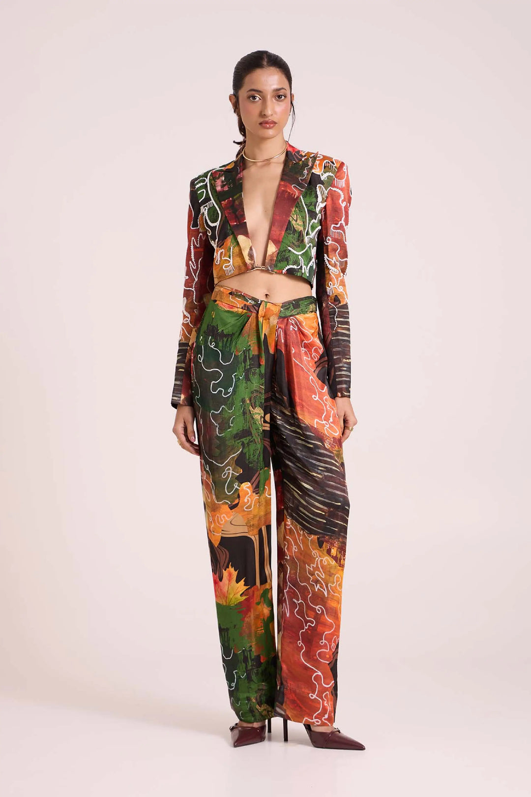 Demeter Cropped Suit