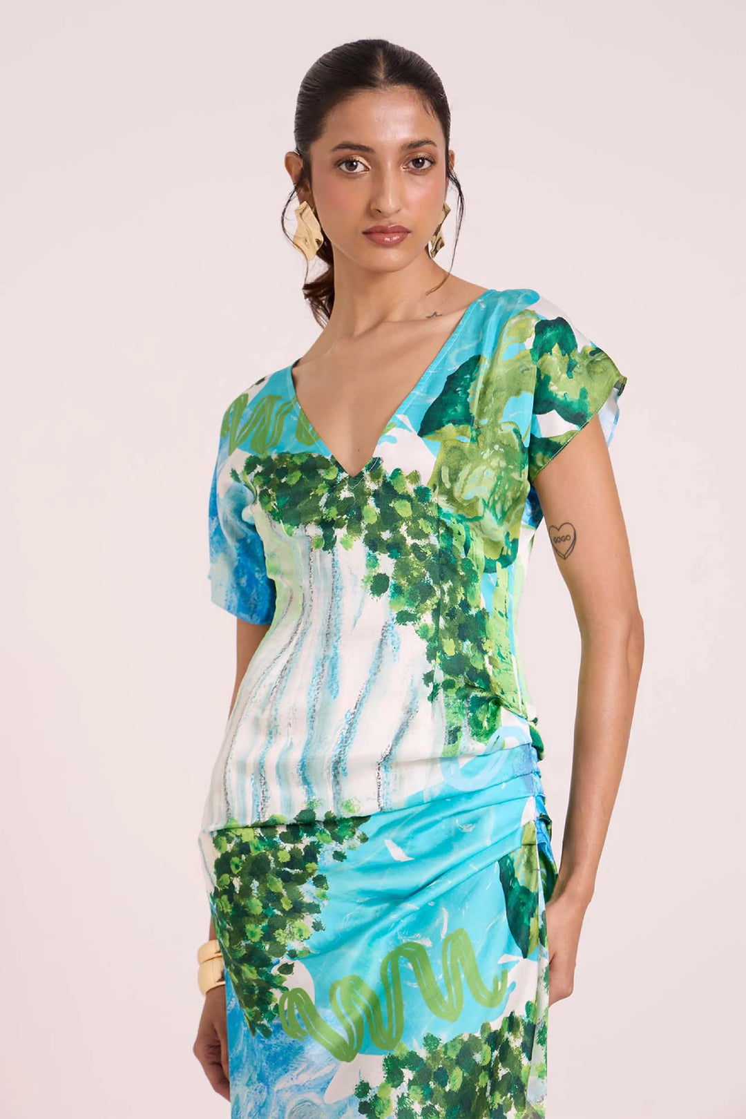 Nere Asymmetrical Dress