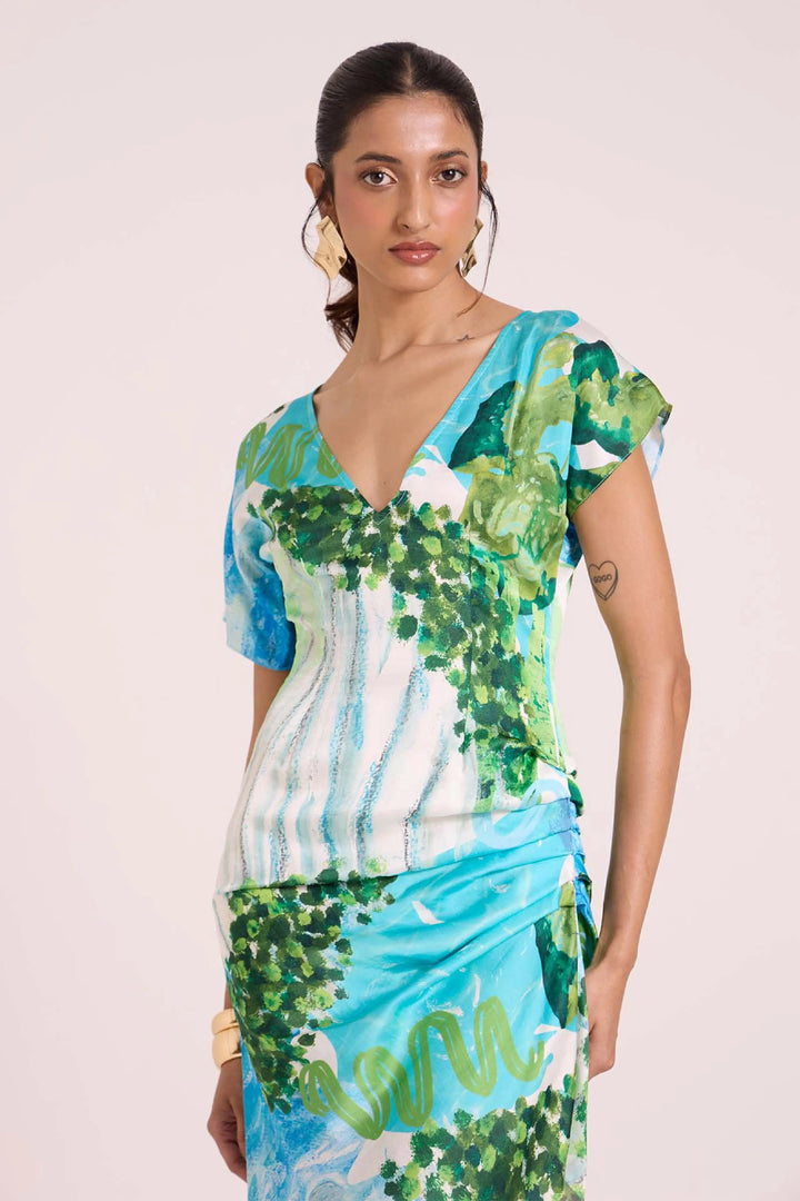 Nere Asymmetrical Dress