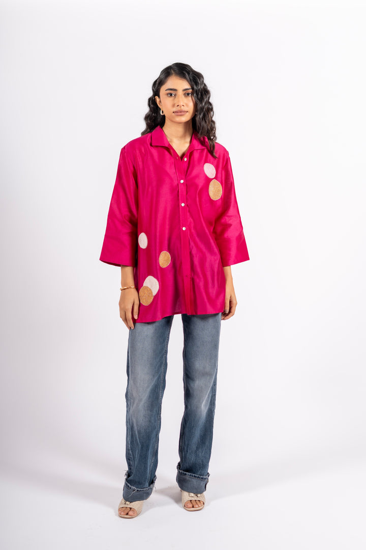 Magenta Pink Saint Shirt