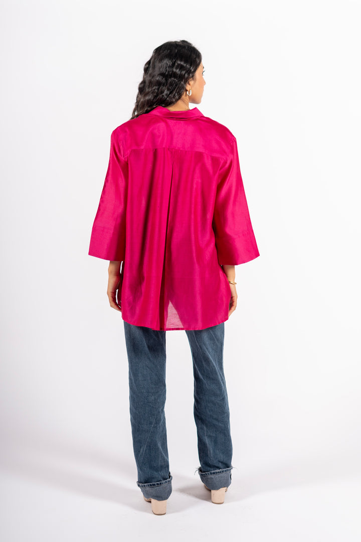 Magenta Pink Saint Shirt