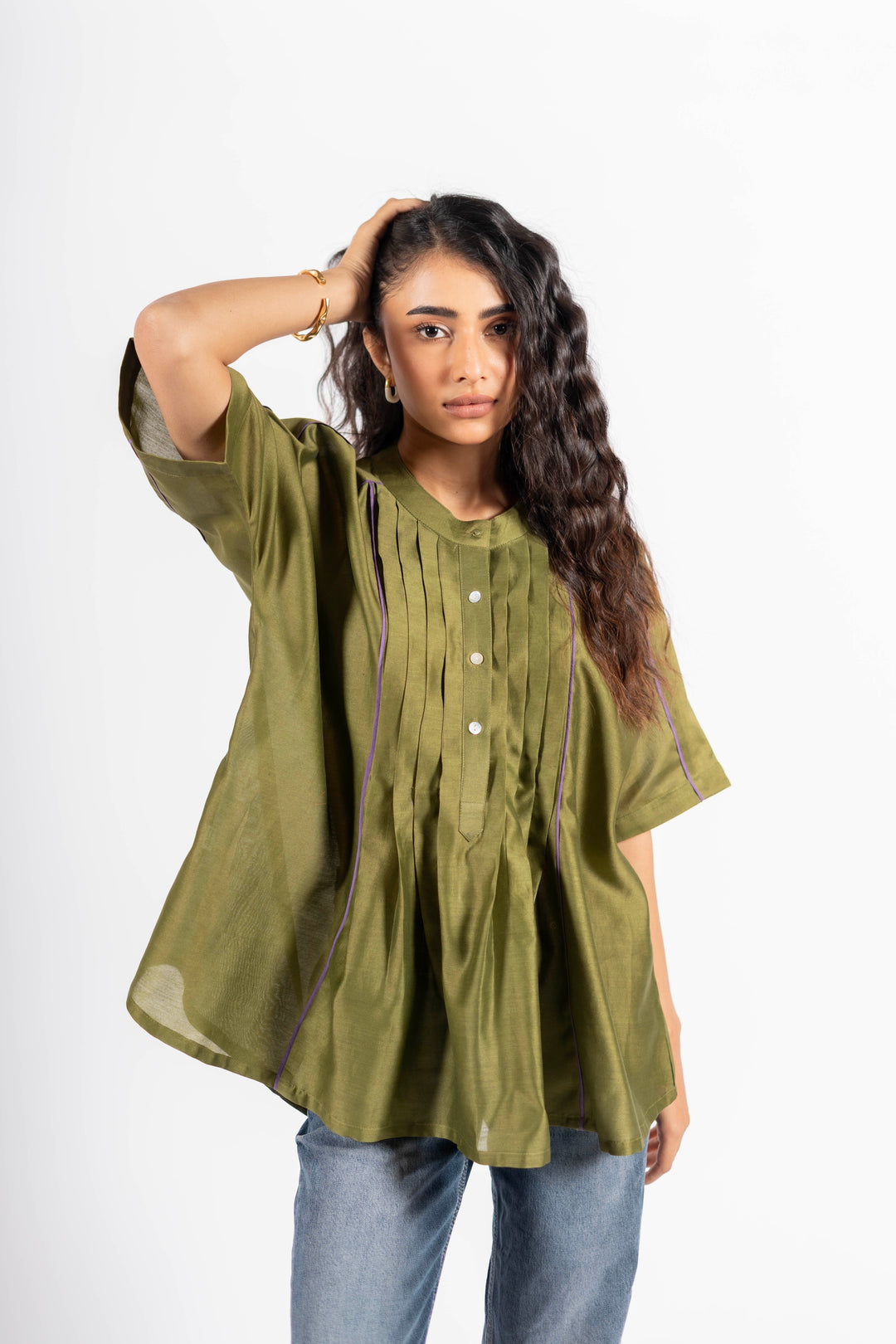 Khakhi Green Rattle Shirt