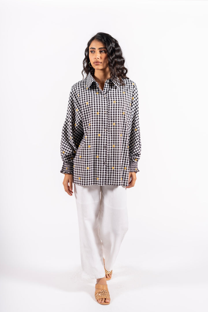 Lily Shirt Black Checks