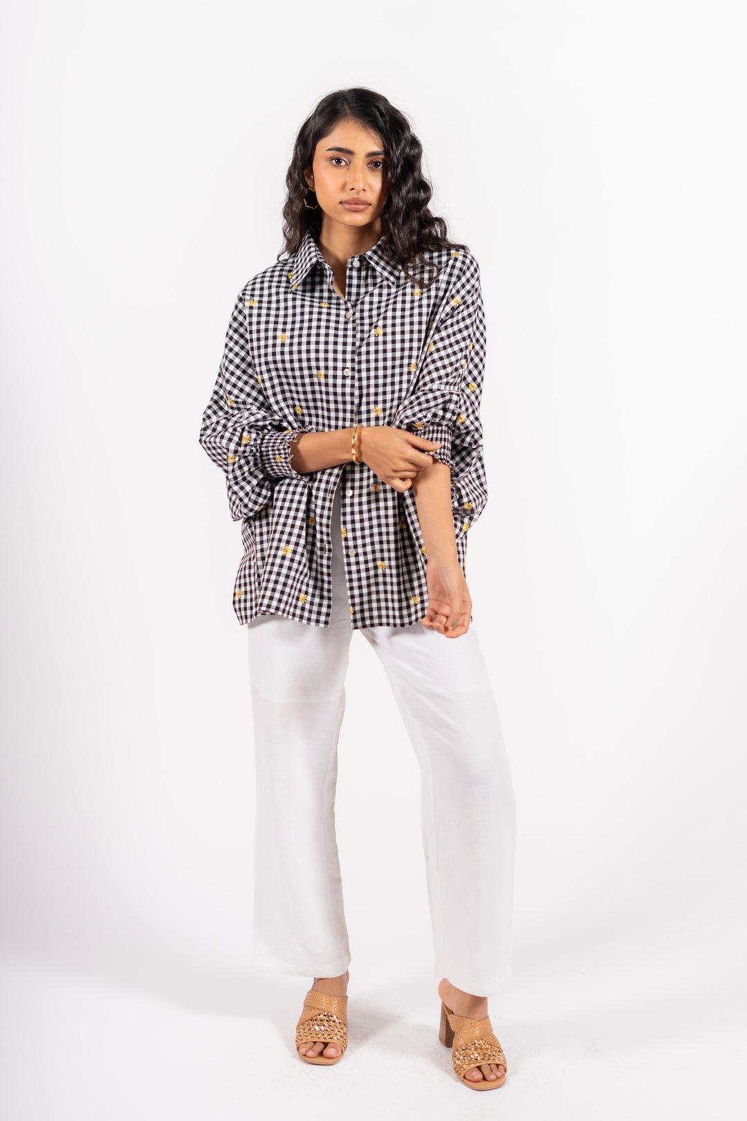 Lily Shirt Black Checks