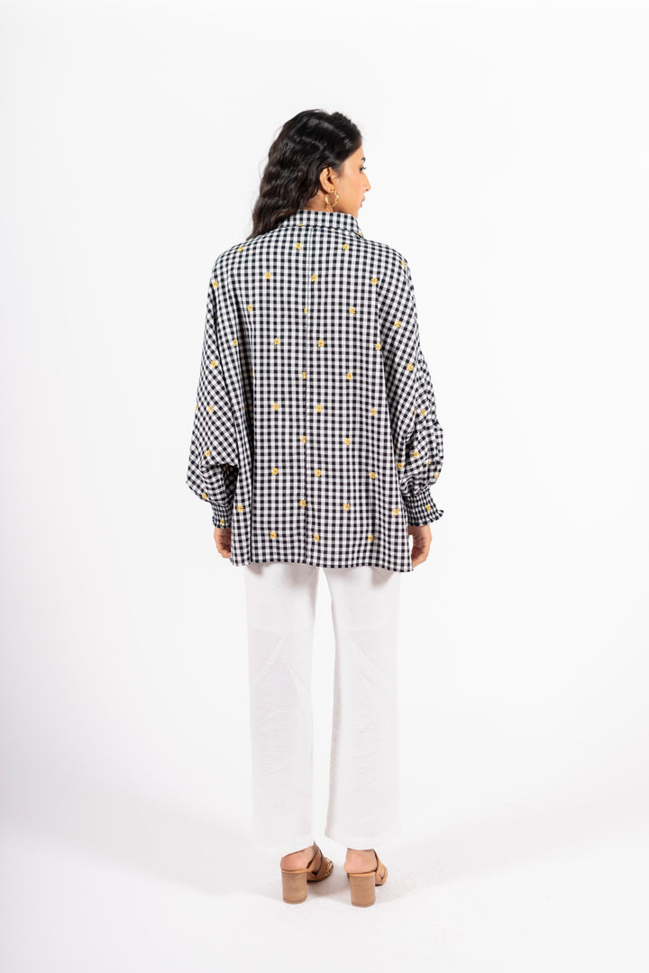 Lily Shirt Black Checks