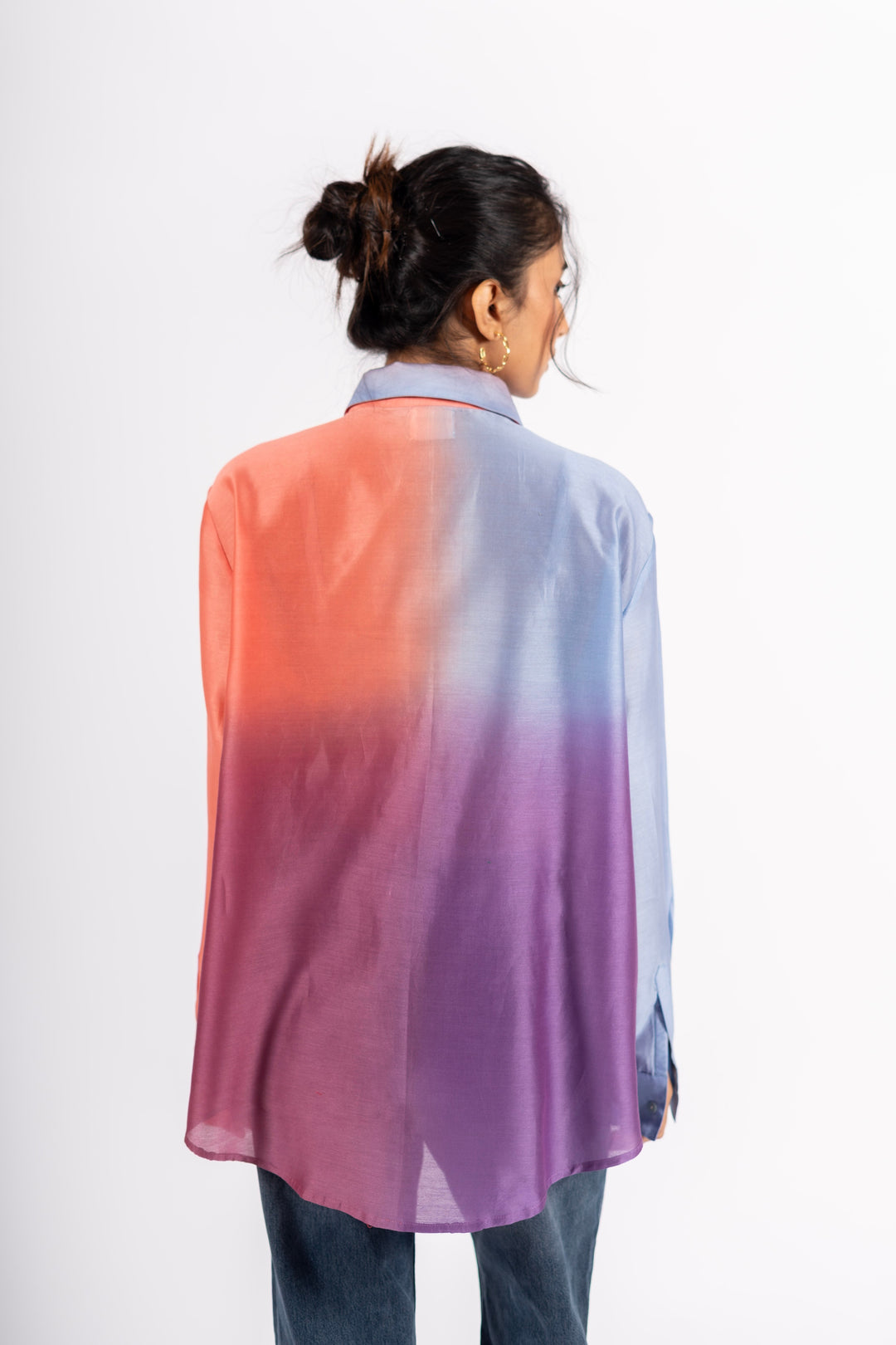 Walker Shirt Multi Violet Blue