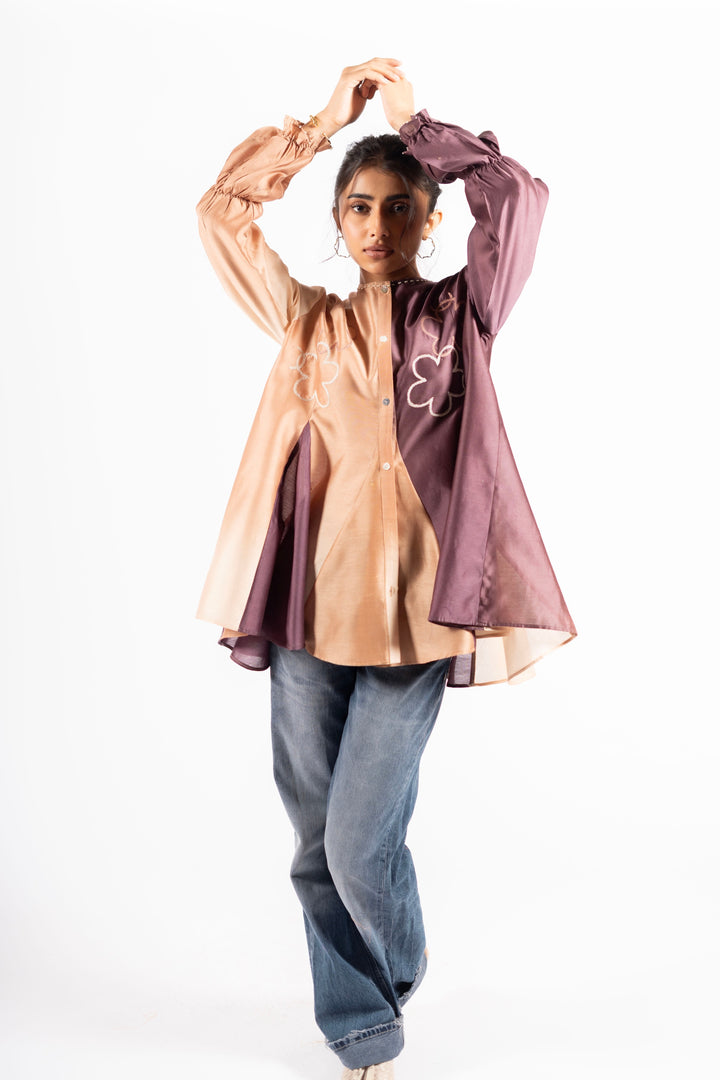 Torun Shirt Multi Taupe