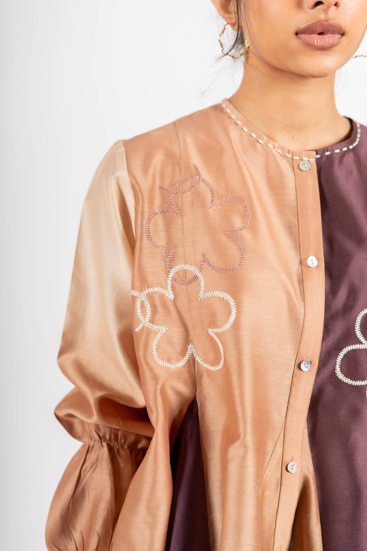 Torun Shirt Multi Taupe