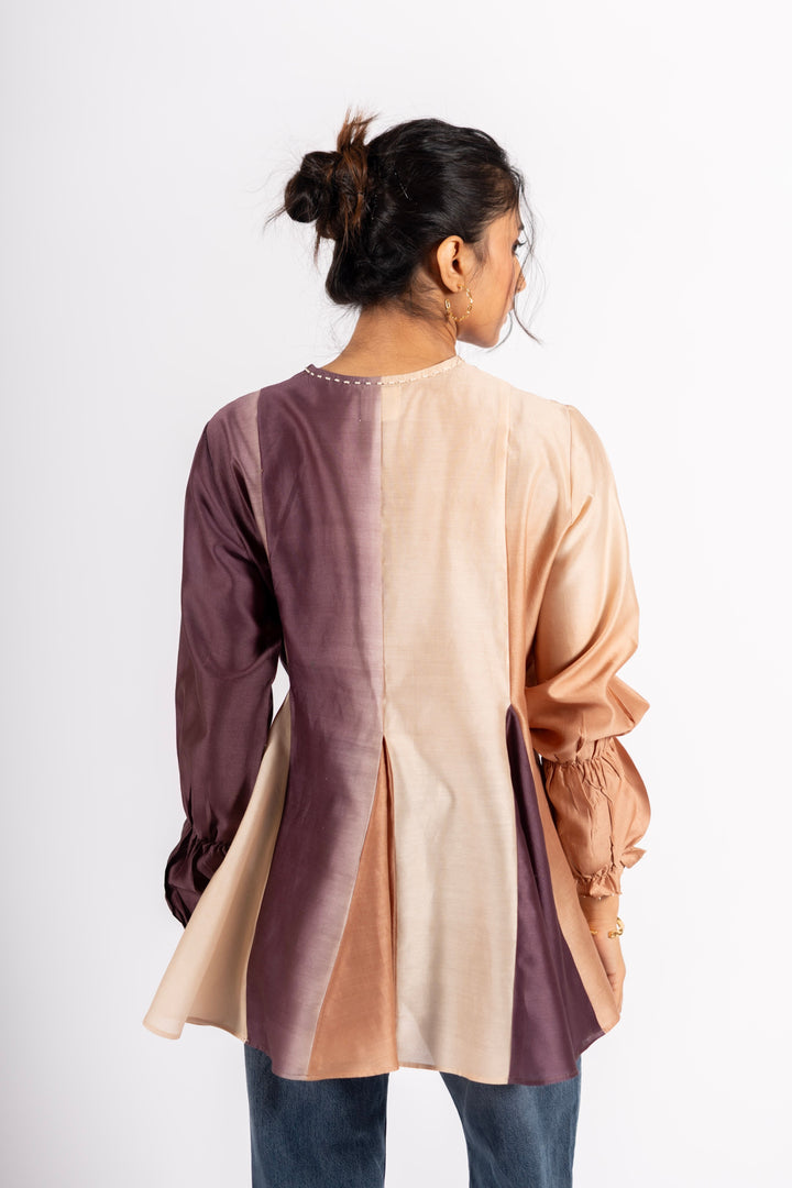 Torun Shirt Multi Taupe
