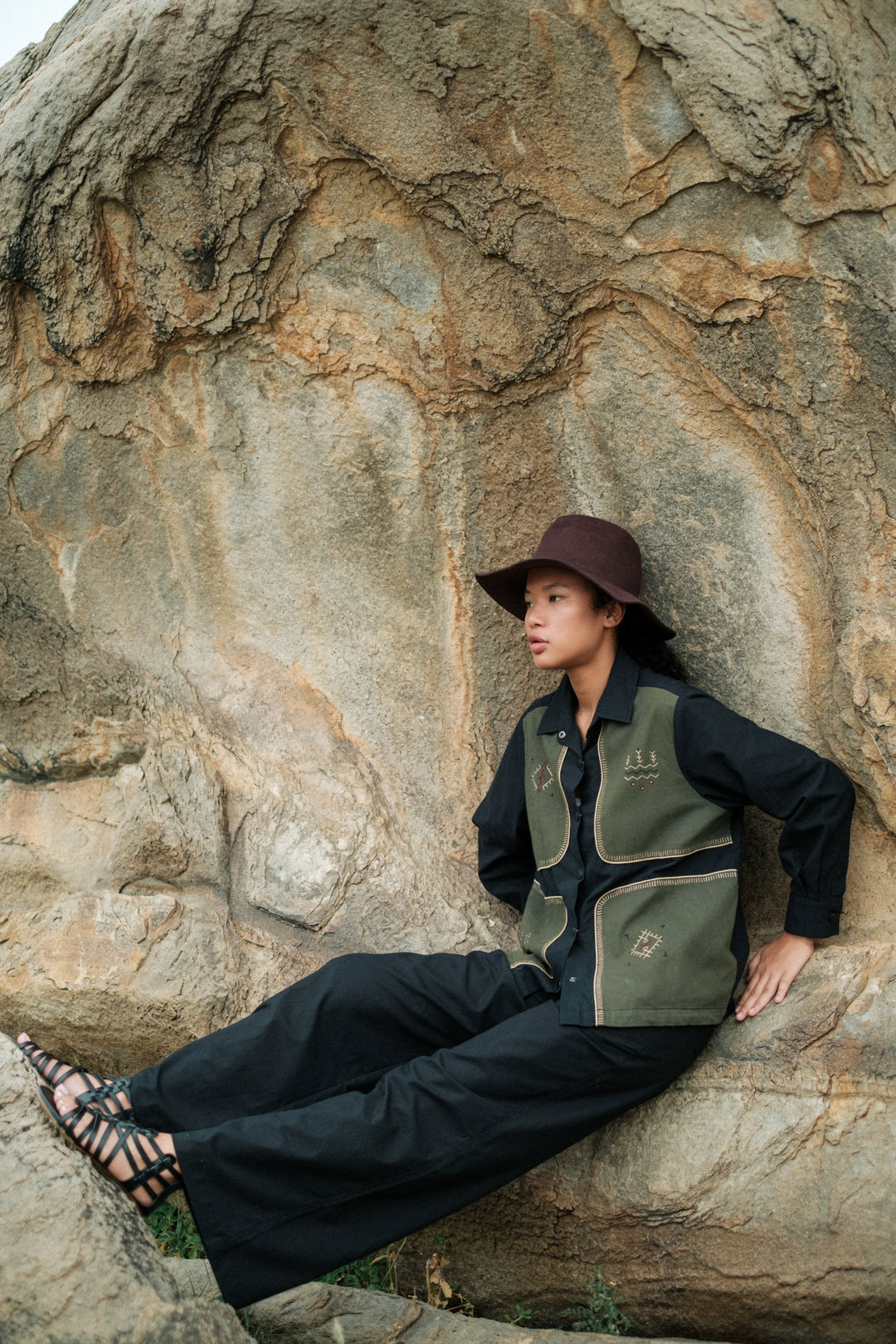 Canyon four patch shirt