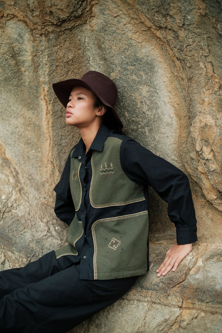 Canyon four patch shirt
