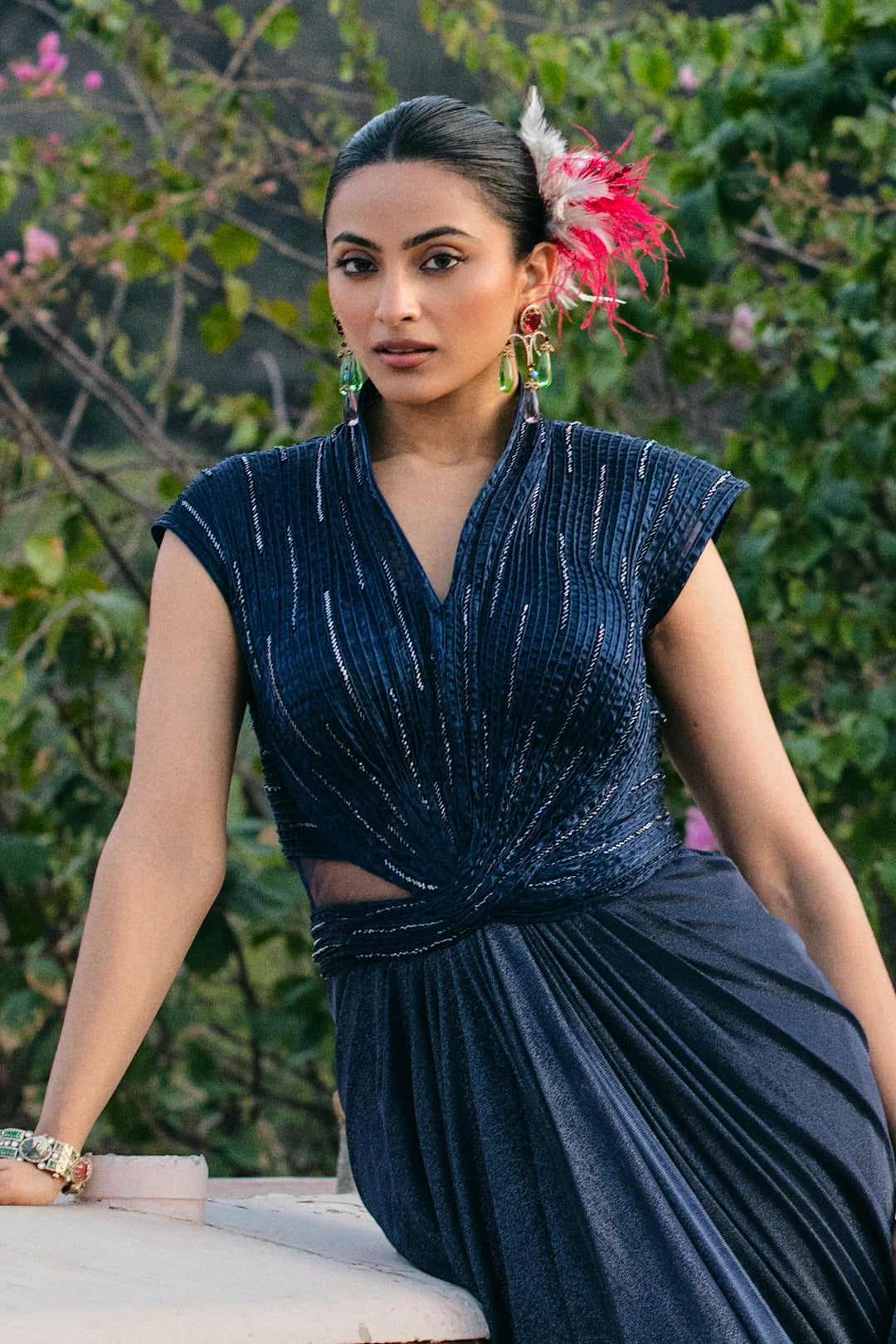 Scarlet Feather Elegance