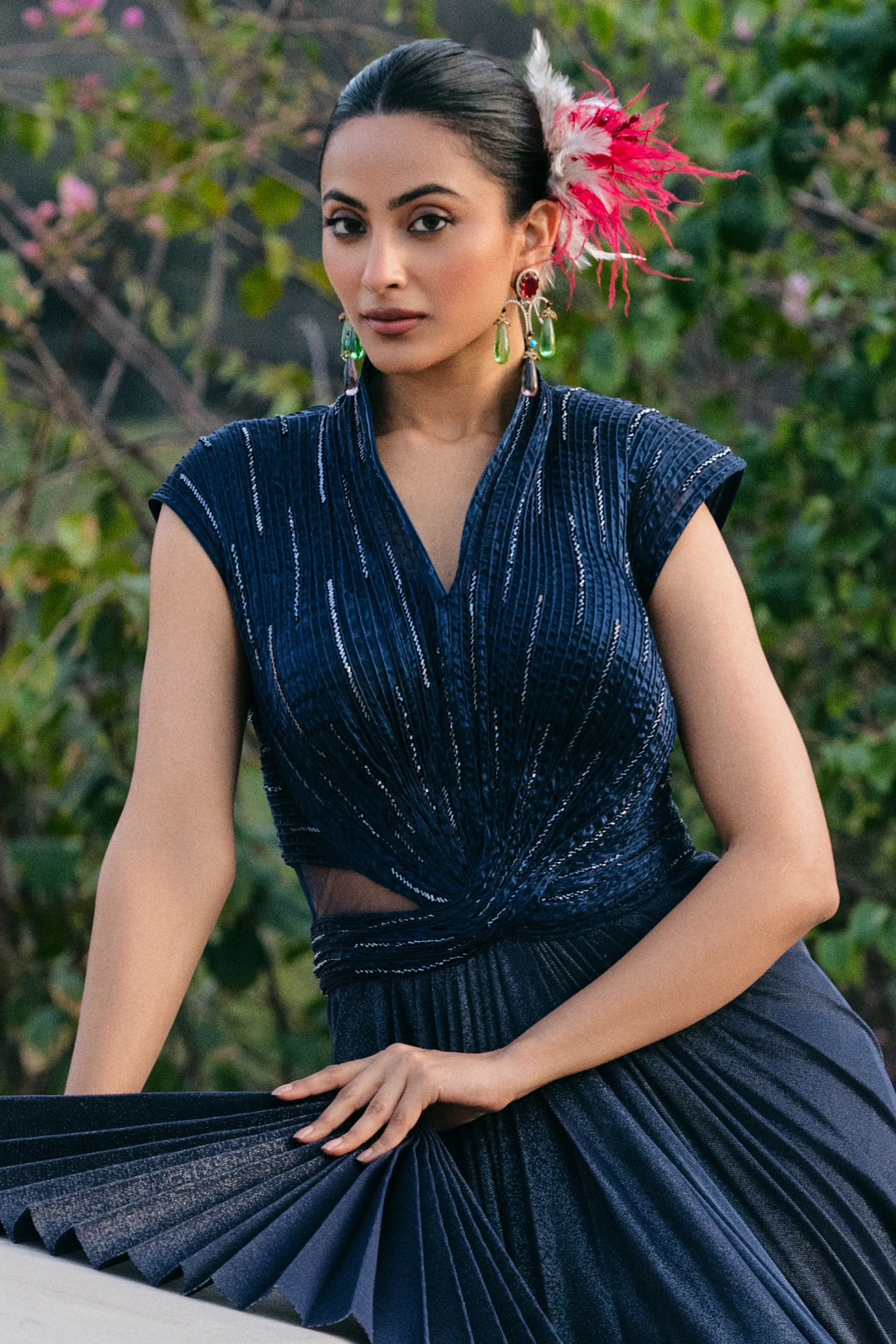 Scarlet Feather Elegance