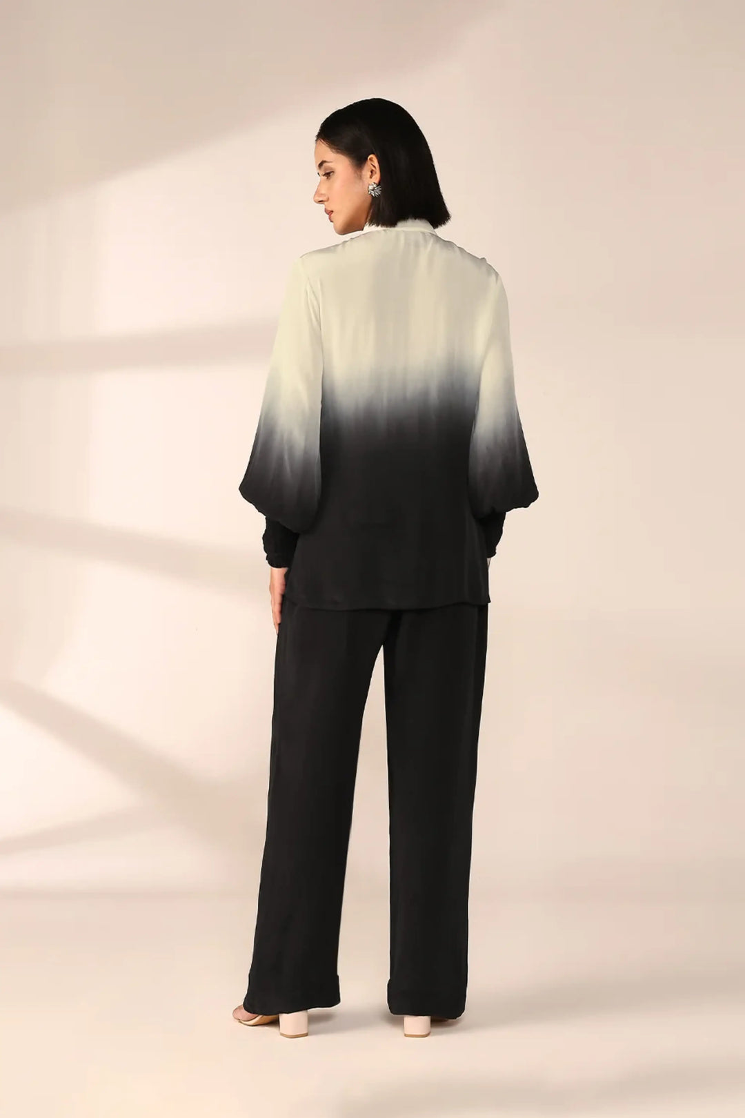 Tie up Coord Set - Charcoal