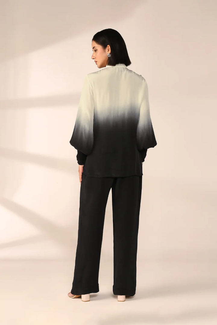 Tie up Coord Set - Charcoal