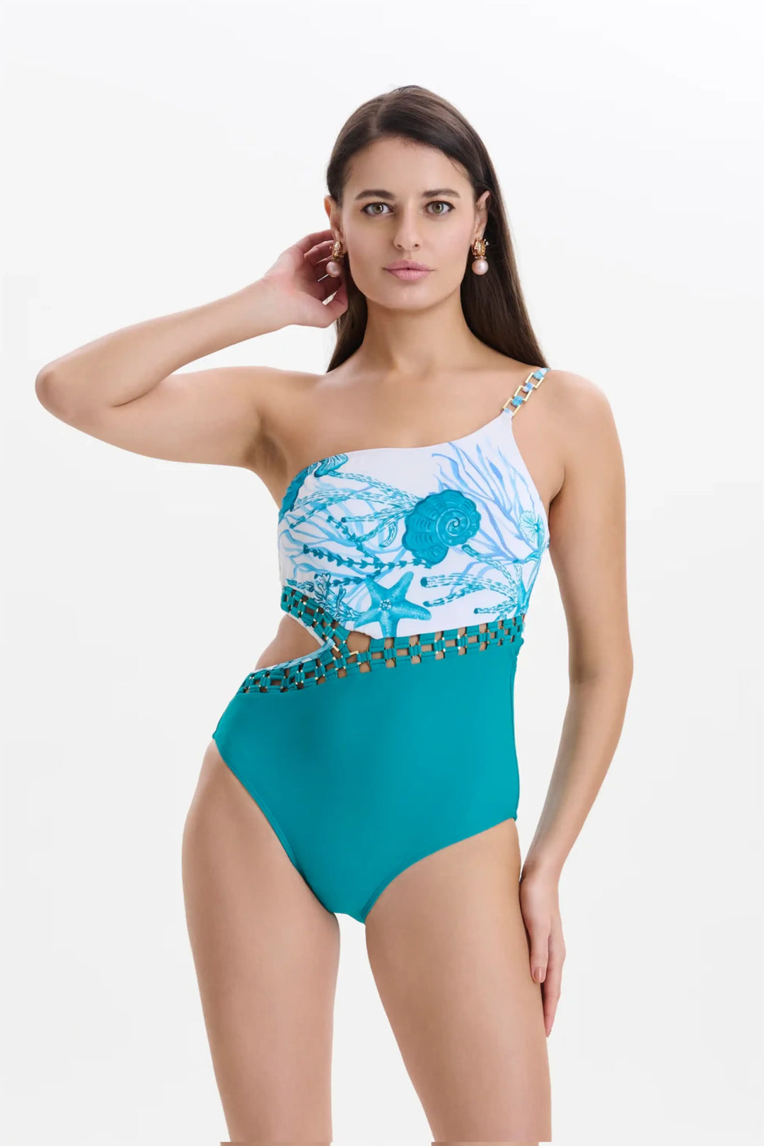 ISLA METAL MESH SWIMSUIT