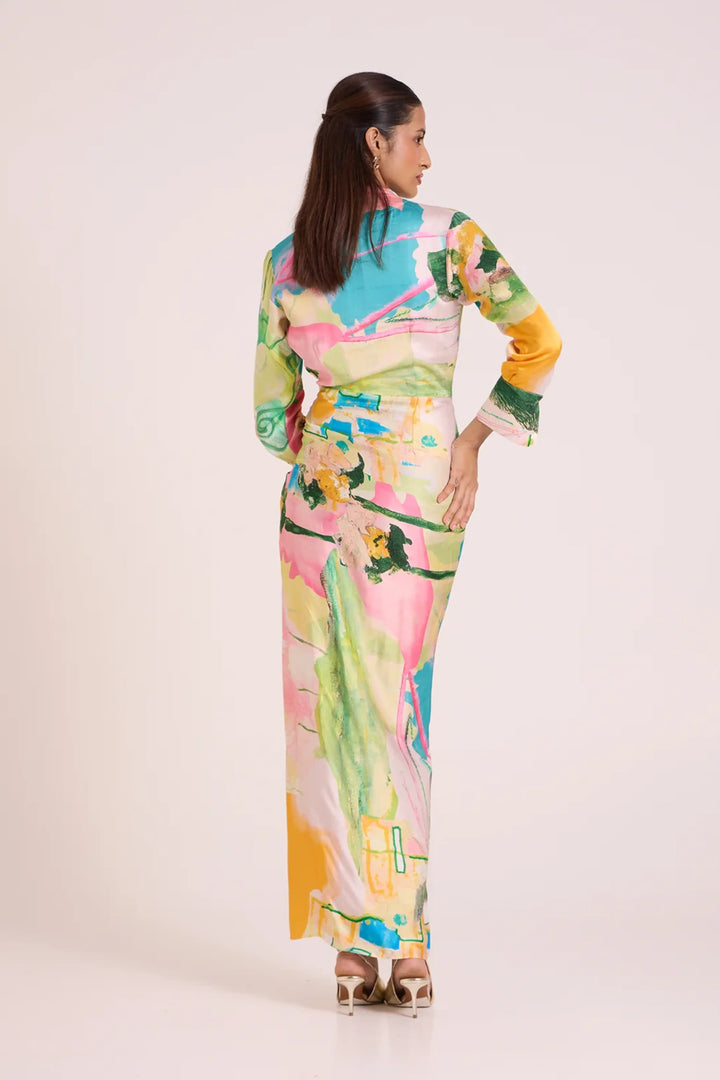Eiar Draped Midi
