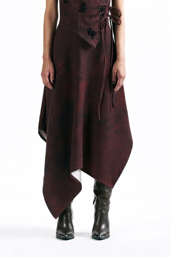 Merlot Muse Handkerchief Skirt